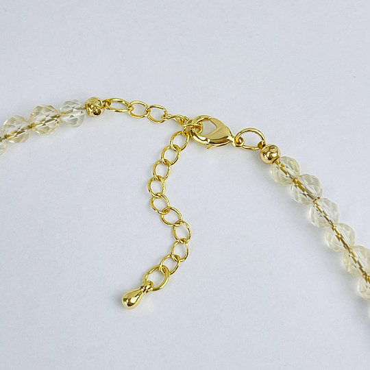 Колье из Цитрина, Артикул: 087231 - изображение товара №2