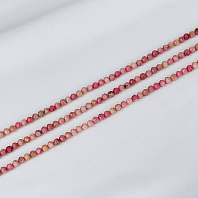 Бусины для украшений из Родонита огранка