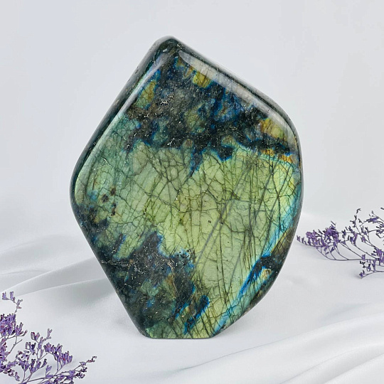 Срез (экран) из камня Лабрадор полированный, Артикул: 103509 - изображение товара №1