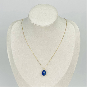 Кулон на цепочке из Лазурита