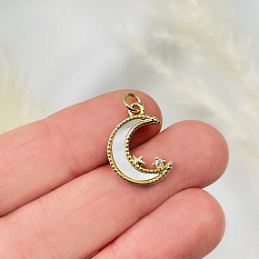 Подвеска перламутровая "Полумесяц" (1 шт)