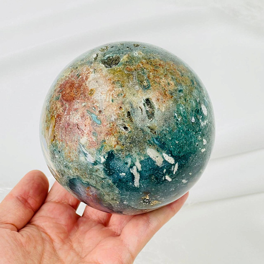 Шар из океанической Яшмы, Артикул: 088233 - изображение товара №2