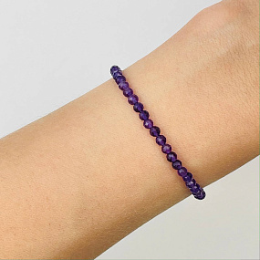 Браслет из Аметиста, Артикул: 075927 - изображение товара №1