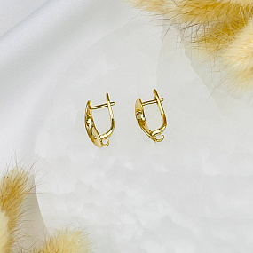 Швензы для сережек с Фианитами, Артикул: 056874 - изображение товара №2