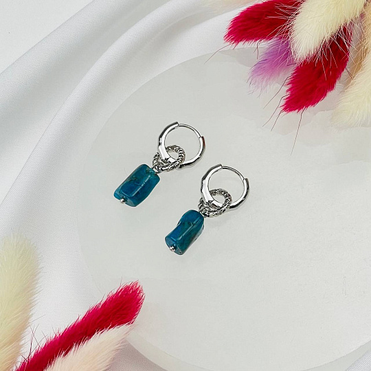 Серьги из Апатита, Артикул: 115531 - изображение товара №2