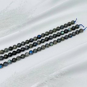 Бусины для украшений из Лабрадора (38 бусин), Артикул: 070547 - изображение товара №3