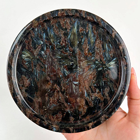 Блюдо из Арфведсонита (Нуумит), Артикул: 117112 - изображение товара №2