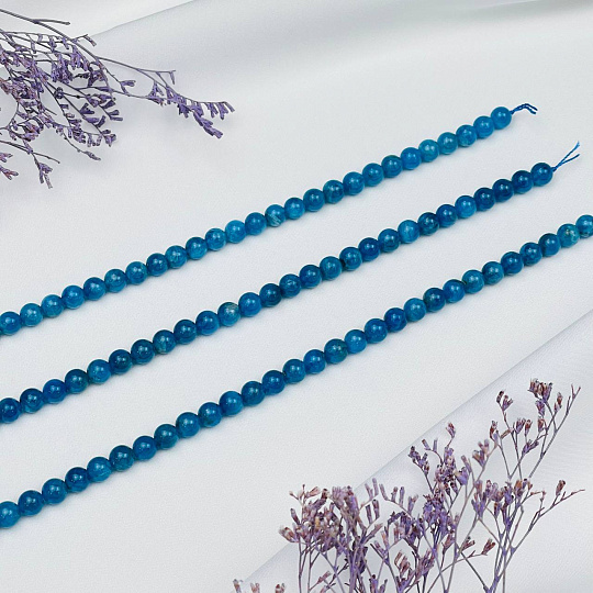 Бусины для украшений из Апатита (60 бусин), Артикул: 086488 - изображение товара №3