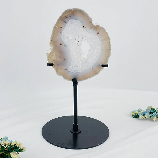 Срез Агата на подставке, Артикул: 117354 - изображение товара №1