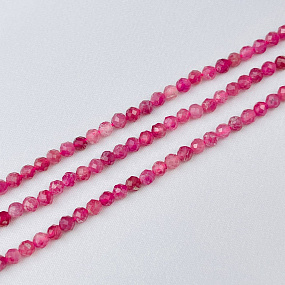 Бусины для рукоделия из Турмалина розового