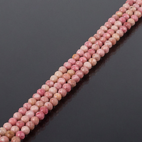 Бусины для украшений из Родонита огранка, Артикул: 086408 - изображение товара №1