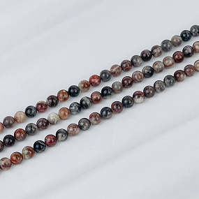 Бусины для украшений из Лунного и Солнечного камня (46 бусин), Артикул: 117043 - изображение товара №3