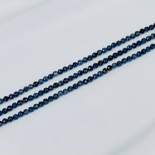 Бусины для украшений из Сапфира (114 бусин), Артикул: 070288 - изображение товара №3