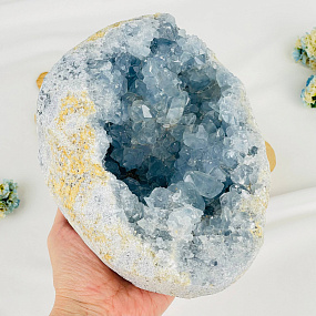 Друза Целестина на подставке, Артикул: 117686 - изображение товара №3