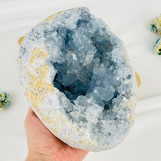 Друза Целестина на подставке, Артикул: 117686 - изображение товара №3