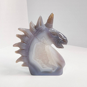 Конь из Агата с жеодой, Артикул: 095761 - изображение товара №1