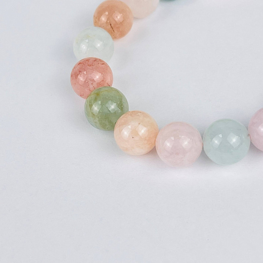 Браслет из Берилла микс, Артикул: 079685 - изображение товара №3