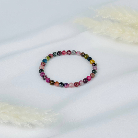 Браслет из Турмалина микс, Артикул: 090605 - изображение товара №1