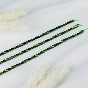 Бусины для украшений из Нефрита (68 бусин), Артикул: 087619 - изображение товара №3