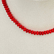 Колье из красного Коралла