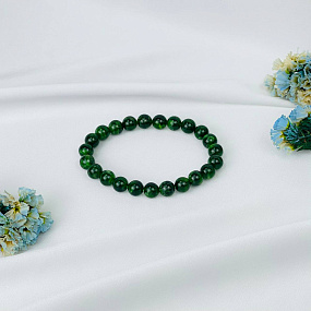 Браслет из Хромдиопсида, Артикул: 070217 - изображение товара №3