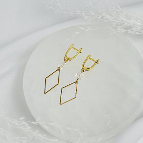 Серьги из Горного Хрусталя, Артикул: 098536 - изображение товара №2