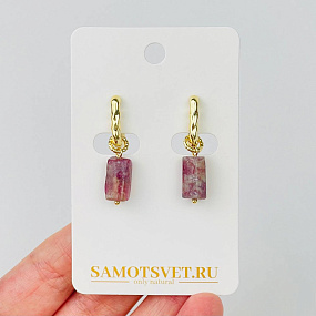 Серьги из Турмалина, Артикул: 115662 - изображение товара №1
