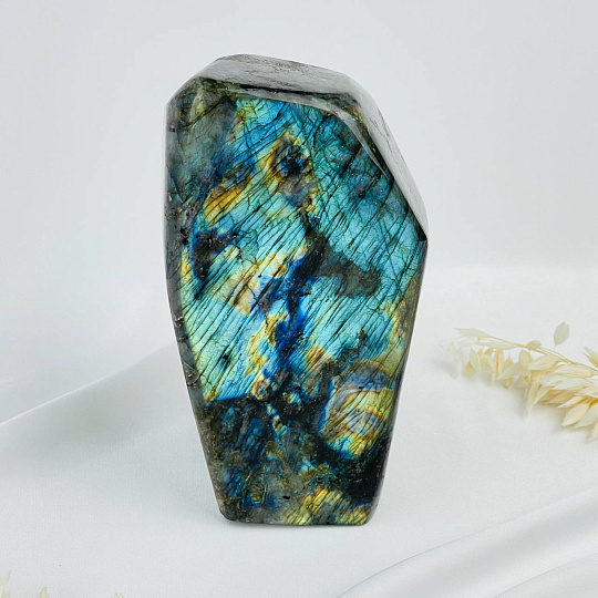 Срез (экран) из камня Лабрадор полированный, Артикул: 101260 - изображение товара №1