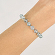 Браслет регулируемый из Аквамарина