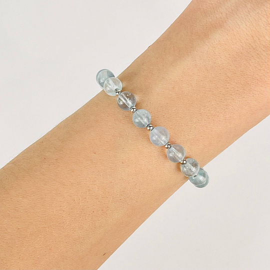 Браслет регулируемый из Аквамарина, Артикул: 117596 - изображение товара №2