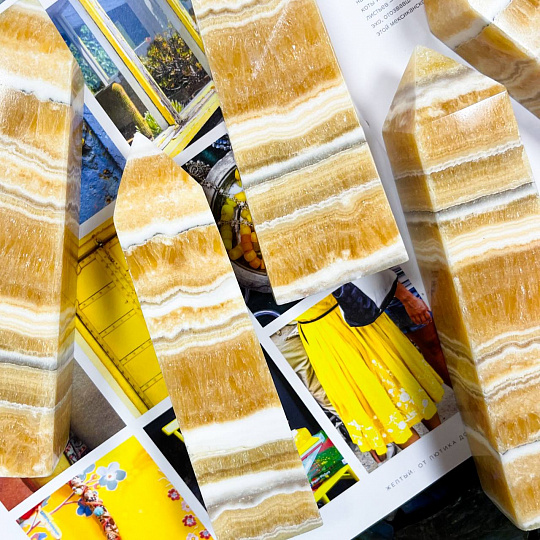 Кристалл из Кальцита желтого, Артикул: 087471 - изображение товара №2