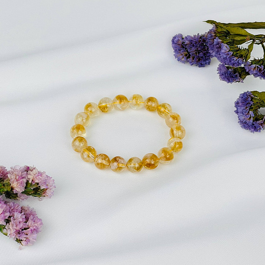 Браслет из Цитрина, Артикул: 081173 - изображение товара №2