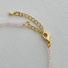 Браслет из Розового кварца, Артикул: 100179 - изображение товара №4