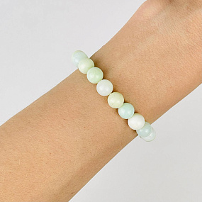 Браслет из зеленого Опала