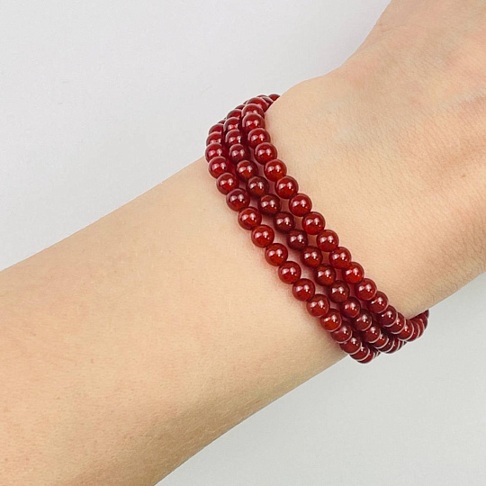 Бусины для украшений из Сердолика, Артикул: 057089 - изображение товара №2