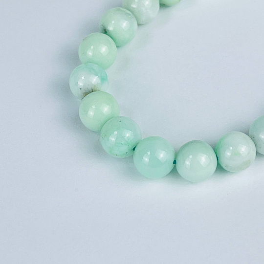 Браслет из Хризопраза, Артикул: 112656 - изображение товара №3