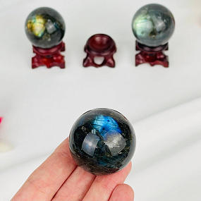 Шар из Лабрадора на подставке, Артикул: 091238 - изображение товара №2