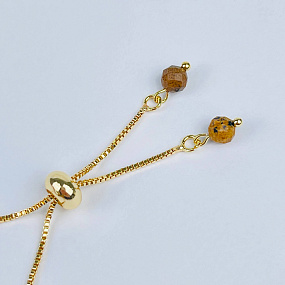 Браслет регулируемый с Яшмой, Артикул: 117851 - изображение товара №3