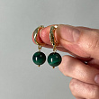 Серьги с Малахитом
