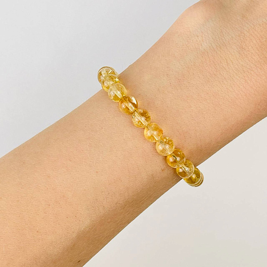 Браслет из Цитрина, Артикул: 085831 - изображение товара №1