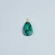 Кулон из Хризоколлы в Малахите