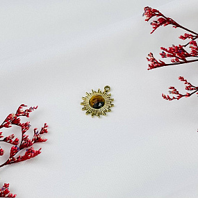 Подвеска с камнем Тигровый глаз (1 шт), Артикул: 116663 - изображение товара №1