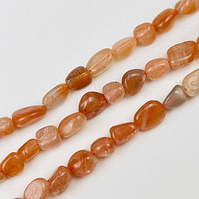 Бусины для украшений из Лунного камня, Артикул: 077022 - изображение товара №1