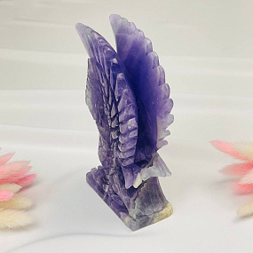 Статуэтка "Орел" из камня Флюорит, Артикул: 109300 - изображение товара №5