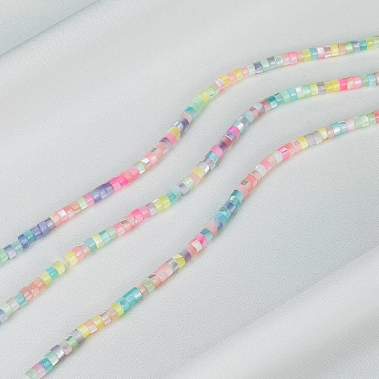 Бусины для украшений из Перламутра (155 бусин), Артикул: 117793 - изображение товара №1