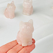 Фигурка Кошка из Розового кварца