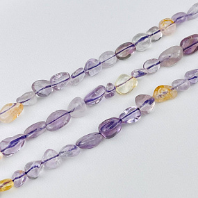 Бусины для украшений из Аметиста и Цитрина, Артикул: 077036 - изображение товара №2