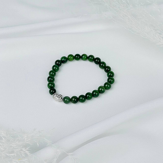 Браслет Будда из Нефрита, Артикул: 116652 - изображение товара №2