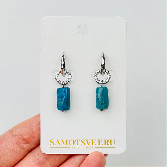 Серьги из Апатита, Артикул: 115531 - изображение товара №1