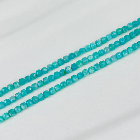 Бусины для украшений из Амазонита (62 бусины)